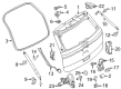 Ford Explorer Tailgate Lock Diagram - DB5Z-7843150-B