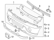 Lincoln Aviator Bumper Cover Diagram - 2C5Z-17D957-BAA