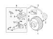 Ford Master Cylinder Repair Kit Diagram - 9L8Z-2140-A