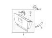 Lincoln Navigator Glove Box Diagram - 7L7Z-7806024-AA