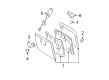 Ford Thunderbird Glove Box Diagram - YW4Z-54060T10-CAD