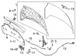 Ford Hood Release Cable Diagram - BE8Z-16916-A