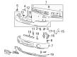 Ford F-150 Bumper Cover Diagram - 6L3Z-17D957-BAPTM