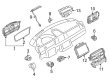 Lincoln MKS Speedometer Diagram - DA5Z-10849-CA