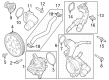 Ford Maverick Water Hose Diagram - P2GZ-8501-A