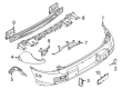 Ford Bronco Sport Bumper Cover Diagram - S1PZ-17906-BA