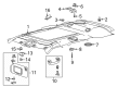 Ford Explorer Sun Visor Diagram - LB5Z-7804104-AC