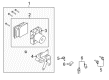 Ford F-150 Brake Fluid Pump Diagram - DL3Z-2C215-A