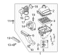 Ford Edge Air Filter Box Diagram - F2GZ-9600-C