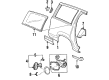 Ford Explorer Fuel Door Diagram - F1TZ-78405A26-A