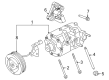 Ford Maverick A/C Compressor Clutch Diagram - PZ1Z-19D786-B