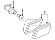 Ford Taurus Side Marker Light Diagram - F2DZ-15A201-B
