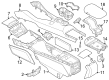 Ford Center Console Latch Diagram - PR3Z-6306162-AA