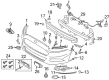 Ford Bumper Cover Diagram - ES7Z-17757-DAPTM