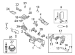 Ford Ashtray Diagram - 5L8Z-7804810-BAA