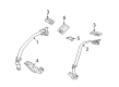Mercury Milan Seat Belt Diagram - 9E5Z-54611B66-AA