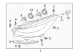 Ford C-Max Headlight Bulb Diagram - CJ5Z-13N021-A