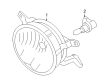 Ford Mustang Fog Light Diagram - 9R3Z-15200-A