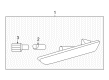 Ford Mustang Side Marker Light Diagram - AR3Z-15A201-D
