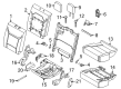 Ford F-150 Lightning Seat Covers Diagram - NL3Z-1866600-EA