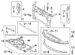 Ford Special Service Police Sedan Air Deflector Diagram - DA5Z-8327-B