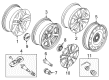 Ford Police Interceptor Utility Spare Wheel Diagram - DA5Z-1007-C