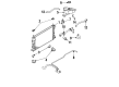 Mercury Cougar Coolant Reservoir Hose Diagram - F8RZ-8260-CC