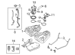 Ford Taurus X Fuel Line Clamps Diagram - 5W1Z-9S295-AA