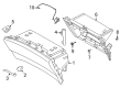Lincoln Nautilus Glove Box Diagram - MA1Z-5806024-BE