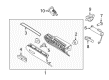 Ford Glove Box Diagram - EB5Z-78060T10-BD