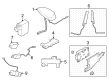 Ford Mustang Mach-E Key Fob Diagram - JR3Z-15K601-R