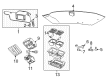 Ford Dome Light Diagram - F1TZ-13783-A