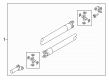 Ford Drive Shaft Diagram - BC3Z-4602-X