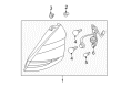 Ford Fiesta Light Socket Diagram - BE8Z-13410-A