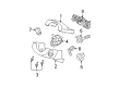Ford Edge Steering Column Cover Diagram - 7T4Z-3530-LA