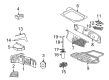 Ford Thunderbird Dome Light Diagram - 4W6Z-13776-AB