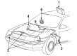 Mercury Sable Airbag Diagram - F54Y54043B13C