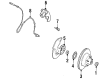 Lincoln Town Car Brake Caliper Repair Kit Diagram - 1W7Z-2V386-AA