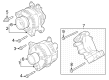 Ford Alternator Bracket Diagram - LC3Z-10A313-D