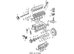 Ford E-350 Econoline Club Wagon Crankshaft Thrust Washer Diagram - E3TZ-6333-A
