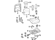 Mercury Grand Marquis Seat Covers Diagram - YW3Z5464416AAA
