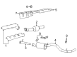 Ford F-250 Super Duty Muffler Strap Diagram - 6C3Z-5260-AA