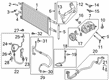 Ford A/C Condenser Diagram - HS7Z-19712-B