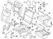Ford F-150 Lightning Seat Cushion Diagram - ML3Z-1663840-A