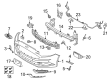Ford Bumper Cover Diagram - HS7Z-17D957-BBPTM