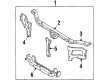 Mercury Villager Radiator Support Diagram - XF5Z-8A419-BA