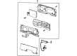 Mercury Grand Marquis Speedometer Diagram - F6AZ-10849-B