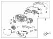 Lincoln Navigator Mirror Cover Diagram - SL7Z-17D743-AA