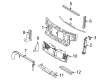 Ford Radiator Support Diagram - 6L2Z-16138-A