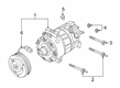 Ford Escape A/C Compressor Clutch Diagram - JX6Z-19V649-D